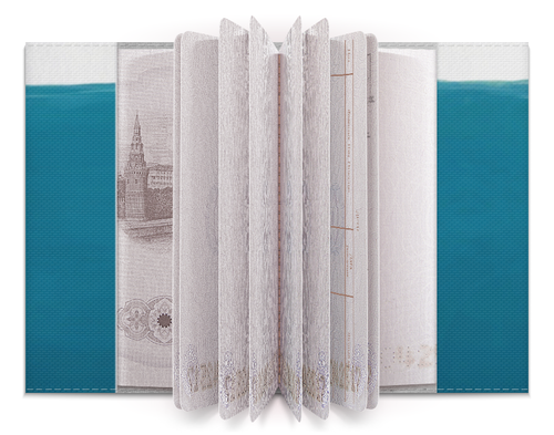 Заказать обложку для паспорта в Москве. Обложка для паспорта Челюсти от icase - готовые дизайны и нанесение принтов.