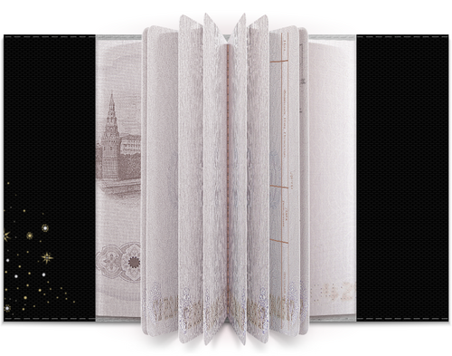 Заказать обложку для паспорта в Москве. Обложка для паспорта Девушка и Луна от eszadesign - готовые дизайны и нанесение принтов.