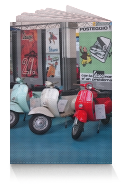 Заказать обложку для паспорта в Москве. Обложка для паспорта Vespa от ElenaE  - готовые дизайны и нанесение принтов.