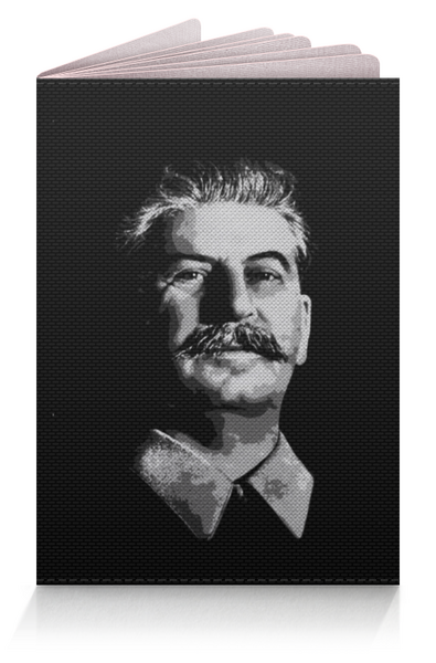 Заказать обложку для паспорта в Москве. Обложка для паспорта Сталин от Рустам Юсупов - готовые дизайны и нанесение принтов.