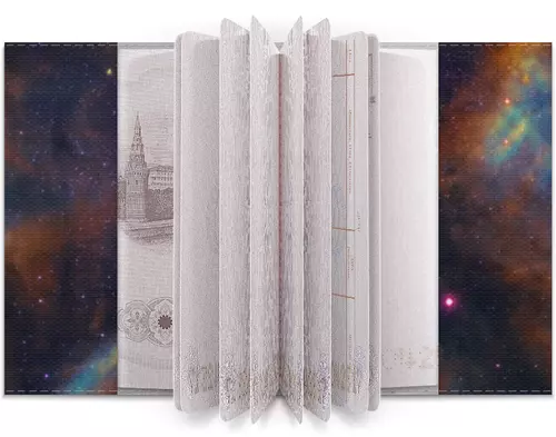 Заказать обложку для паспорта в Москве. Обложка для паспорта Космос от Анна Стасюк - готовые дизайны и нанесение принтов.
