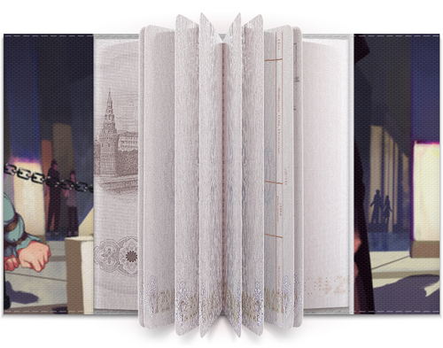 Заказать обложку для паспорта в Москве. Обложка для паспорта Шибари от Панов Павел - готовые дизайны и нанесение принтов.