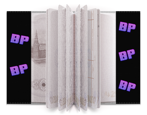 Заказать обложку для паспорта в Москве. Обложка для паспорта Blackpink вишневое мороженое с кофе от nionilla - готовые дизайны и нанесение принтов.