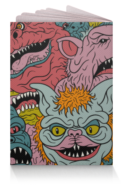 Заказать обложку для паспорта в Москве. Обложка для паспорта Monsters от Jimmy Flash - готовые дизайны и нанесение принтов.