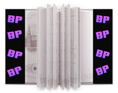 Заказать обложку для паспорта в Москве. Обложка для паспорта Blackpink сердце от nionilla - готовые дизайны и нанесение принтов.