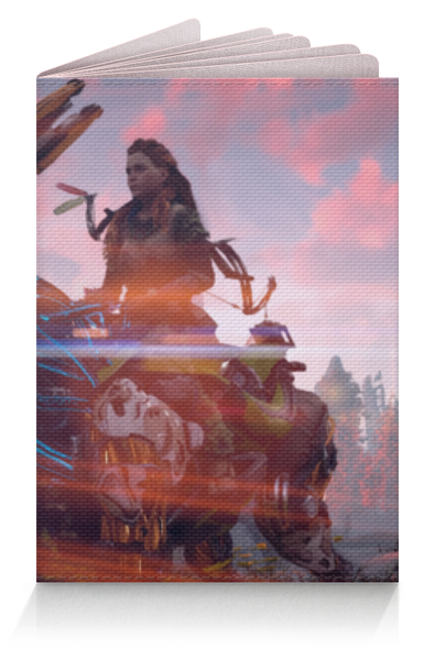 Заказать обложку для паспорта в Москве. Обложка для паспорта Horizon Zero Dawn от GeekFox  - готовые дизайны и нанесение принтов.