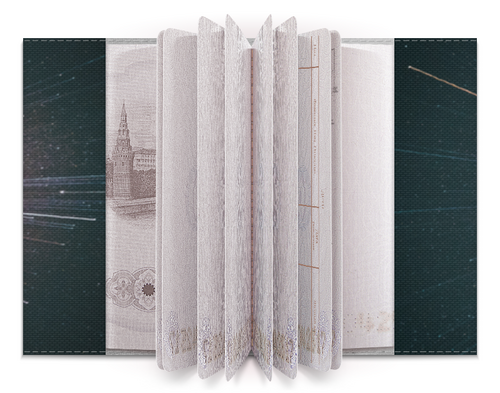 Заказать обложку для паспорта в Москве. Обложка для паспорта Космос от FireFoxa - готовые дизайны и нанесение принтов.