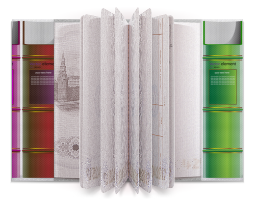 Заказать обложку для паспорта в Москве. Обложка для паспорта Книги от Mari_M - готовые дизайны и нанесение принтов.
