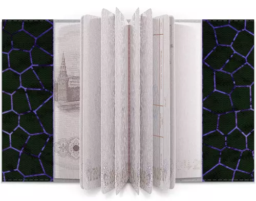 Заказать обложку для паспорта в Москве. Обложка для паспорта Темные соты от Alexey Evsyunin - готовые дизайны и нанесение принтов.