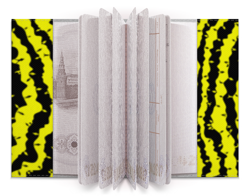 Заказать обложку для паспорта в Москве. Обложка для паспорта Human Design (кислота) от YuG Atn - готовые дизайны и нанесение принтов.