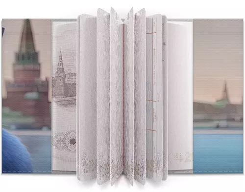 Заказать обложку для паспорта в Москве. Обложка для паспорта Голубой водяной кролик от Дана Столыпина - готовые дизайны и нанесение принтов.