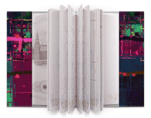 Заказать обложку для паспорта в Москве. Обложка для паспорта Цветовая гармония от maliuchkou@gmail.com - готовые дизайны и нанесение принтов.