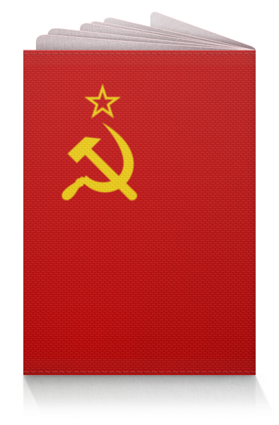 Заказать обложку для паспорта в Москве. Обложка для паспорта Ленин.СССР   от T-shirt print  - готовые дизайны и нанесение принтов.