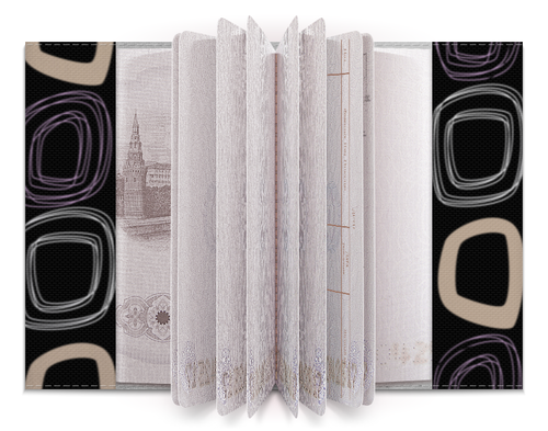 Заказать обложку для паспорта в Москве. Обложка для паспорта Абстракция от BeliySlon - готовые дизайны и нанесение принтов.