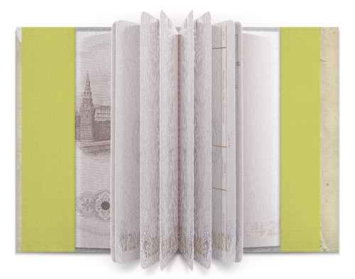 Заказать обложку для паспорта в Москве. Обложка для паспорта Почтовая карточка от hassliebe86@mail.ru - готовые дизайны и нанесение принтов.