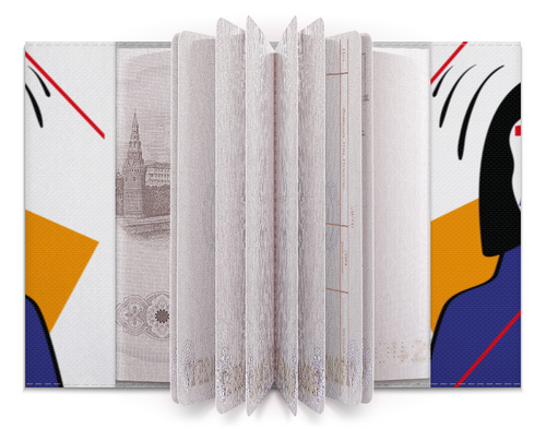 Заказать обложку для паспорта в Москве. Обложка для паспорта Asia style от goroshek - готовые дизайны и нанесение принтов.