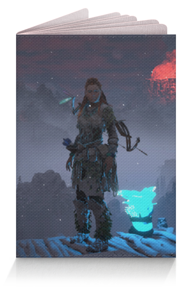 Заказать обложку для паспорта в Москве. Обложка для паспорта Horizon Zero Dawn от GeekFox  - готовые дизайны и нанесение принтов.