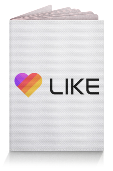 Заказать обложку для паспорта в Москве. Обложка для паспорта Like  от DESIGNER   - готовые дизайны и нанесение принтов.