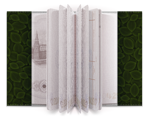 Заказать обложку для паспорта в Москве. Обложка для паспорта Листья от Елена Гришина - готовые дизайны и нанесение принтов.