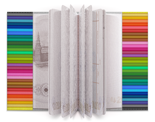 Заказать обложку для паспорта в Москве. Обложка для паспорта Карандаши от Mari_M - готовые дизайны и нанесение принтов.