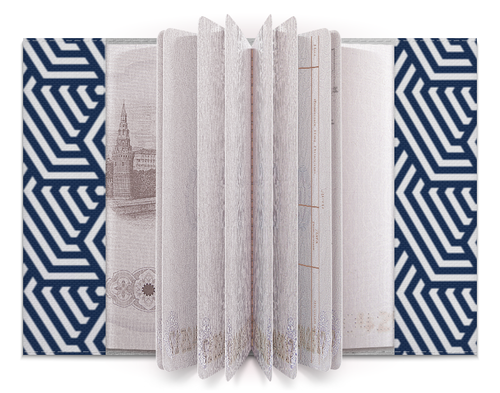 Заказать обложку для паспорта в Москве. Обложка для паспорта Геометрический от BeliySlon - готовые дизайны и нанесение принтов.