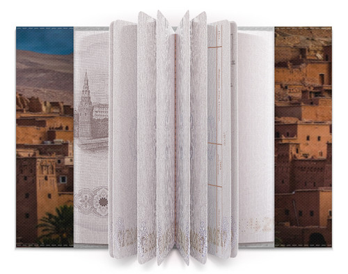 Заказать обложку для паспорта в Москве. Обложка для паспорта Марокко от YellowCloverShop - готовые дизайны и нанесение принтов.