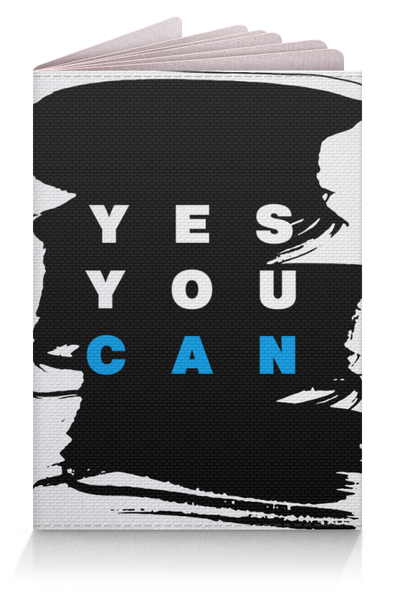 Заказать обложку для паспорта в Москве. Обложка для паспорта YES YOU CAN от Startech.vc  - готовые дизайны и нанесение принтов.
