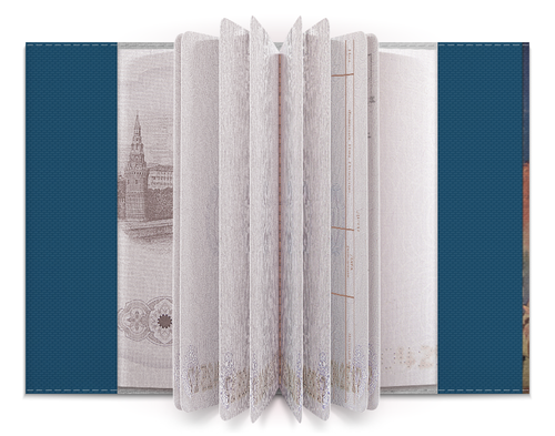 Заказать обложку для паспорта в Москве. Обложка для паспорта Остров Сокровищ (обложка издания 1911 г.) от trend - готовые дизайны и нанесение принтов.