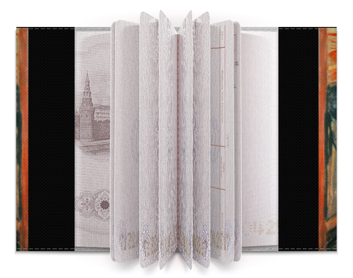Заказать обложку для паспорта в Москве. Обложка для паспорта Крик (картина Мунка) от trend - готовые дизайны и нанесение принтов.