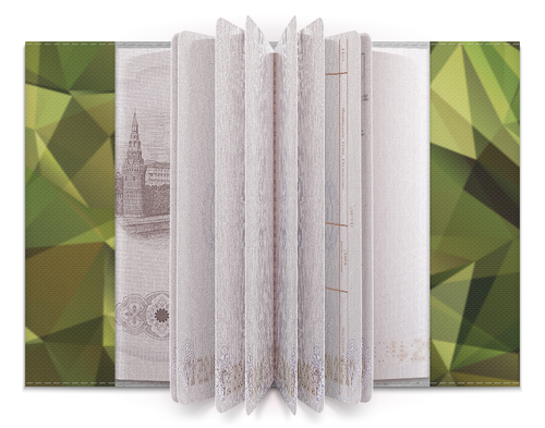 Заказать обложку для паспорта в Москве. Обложка для паспорта Камуфляж от Yaroslava - готовые дизайны и нанесение принтов.