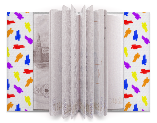 Заказать обложку для паспорта в Москве. Обложка для паспорта Billie Eilish от DESIGNER   - готовые дизайны и нанесение принтов.