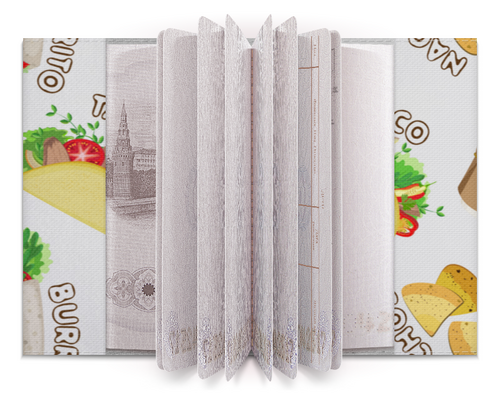 Заказать обложку для паспорта в Москве. Обложка для паспорта Мексиканская еда от IrinkaArt  - готовые дизайны и нанесение принтов.