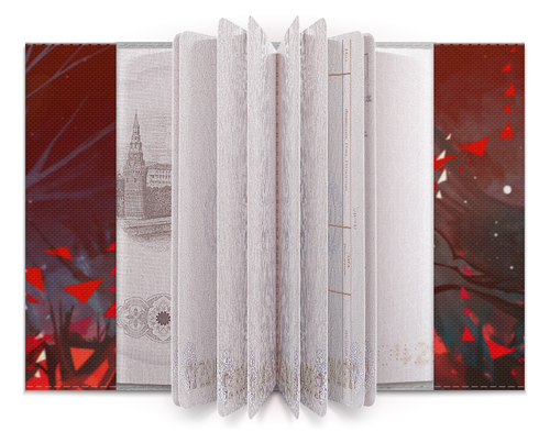 Заказать обложку для паспорта в Москве. Обложка для паспорта Dying Stars от Js - готовые дизайны и нанесение принтов.