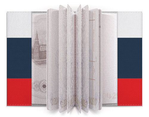 Заказать обложку для паспорта в Москве. Обложка для паспорта Русский регбист от rugby - готовые дизайны и нанесение принтов.