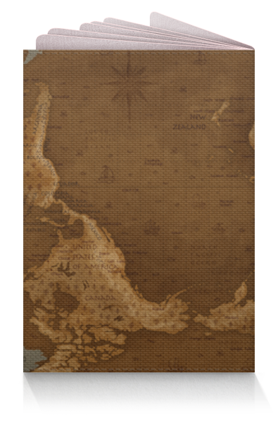 Заказать обложку для паспорта в Москве. Обложка для паспорта Карта мира от Александр Гришин - готовые дизайны и нанесение принтов.