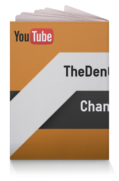 Заказать обложку для паспорта в Москве. Обложка для паспорта OFFICIAL CASE CHANNEL THEDENONLINE CHANNEL от TheDenOnline Channel - готовые дизайны и нанесение принтов.