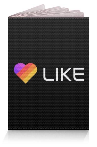 Заказать обложку для паспорта в Москве. Обложка для паспорта Like  от DESIGNER   - готовые дизайны и нанесение принтов.