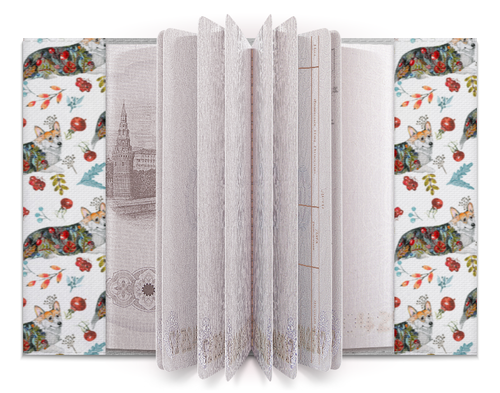 Заказать обложку для паспорта в Москве. Обложка для паспорта Осенний вальс от juliafast77 - готовые дизайны и нанесение принтов.