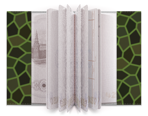 Заказать обложку для паспорта в Москве. Обложка для паспорта Загран для поездок в Тасманию от Soluvel  - готовые дизайны и нанесение принтов.
