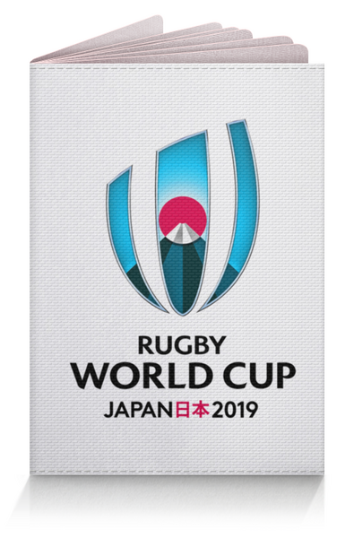Заказать обложку для паспорта в Москве. Обложка для паспорта Кубок Мира по регби в Японии от rugby - готовые дизайны и нанесение принтов.