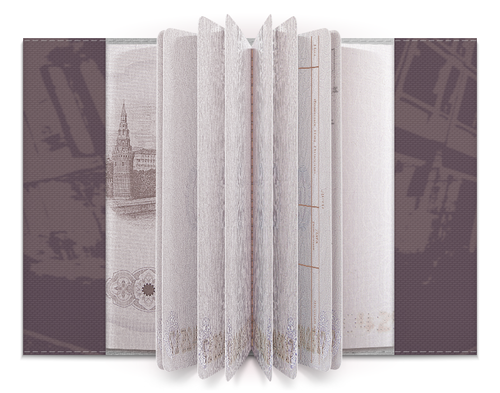 Заказать обложку для паспорта в Москве. Обложка для паспорта Город от valezar - готовые дизайны и нанесение принтов.