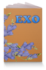 Заказать обложку для паспорта в Москве. Обложка для паспорта EXO синие цветы от nionilla - готовые дизайны и нанесение принтов.