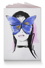 Заказать обложку для паспорта в Москве. Обложка для паспорта Фэшн иллюстрация  девушка с бабочкой от eszadesign - готовые дизайны и нанесение принтов.
