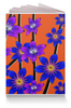 Заказать обложку для паспорта в Москве. Обложка для паспорта синие цветы от ELENA ZHARINOVA - готовые дизайны и нанесение принтов.