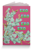 Заказать обложку для паспорта в Москве. Обложка для паспорта EXO зеленые цветы от nionilla - готовые дизайны и нанесение принтов.