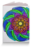 Заказать обложку для паспорта в Москве. Обложка для паспорта Яркий цветок в этническом стиле от Achadidi.printio.ru  - готовые дизайны и нанесение принтов.