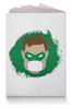 Заказать обложку для паспорта в Москве. Обложка для паспорта Зеленый фонарь (Коллекция: Герои носят маски) от GeekFox  - готовые дизайны и нанесение принтов.