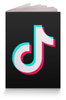 Заказать обложку для паспорта в Москве. Обложка для паспорта TikTok  от DESIGNER   - готовые дизайны и нанесение принтов.