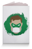 Заказать обложку для паспорта в Москве. Обложка для паспорта Зеленый фонарь (Коллекция: Герои носят маски) от GeekFox  - готовые дизайны и нанесение принтов.