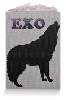 Заказать обложку для паспорта в Москве. Обложка для паспорта EXO (Wolf) серый от nionilla - готовые дизайны и нанесение принтов.